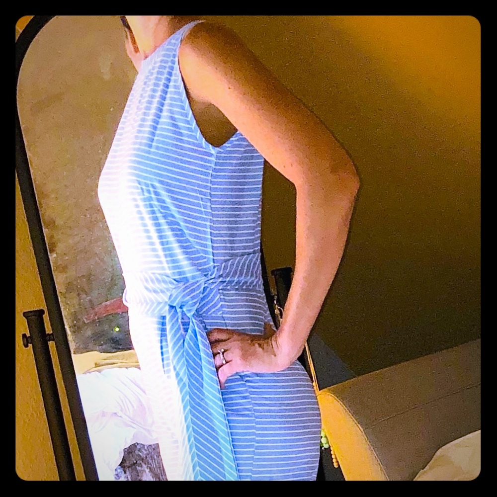 Striped Halter Jumpsuit (Fits like a M)